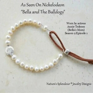 MC - Unisex Pearl Bracelet - As Seen On 'Bella and The Bulldogs'